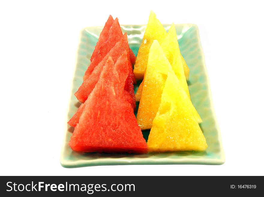 Red And Yellow Watermelon