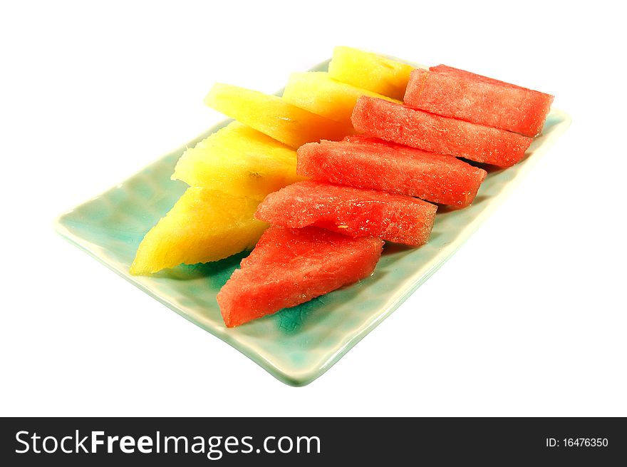 Red And Yellow Watermelon