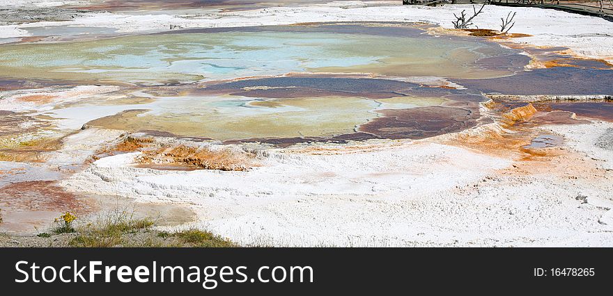 Landscapes Of Yellow Stone National Park