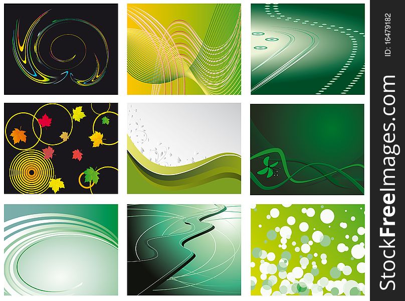 A Set Of Abstract Backgrounds
