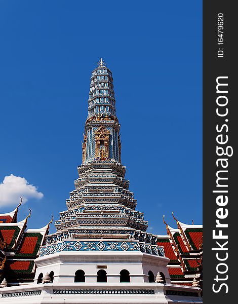 Beautiful pagoda at Royal Palace, Bangkok,Thailand