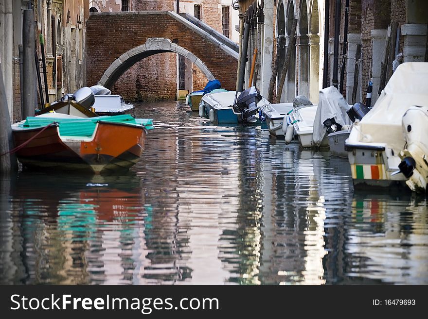 Venice Canals And Boats