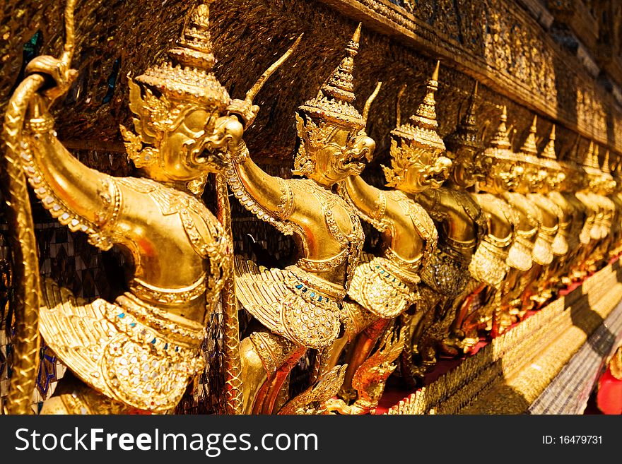 Golden garuda at Royal Palace, Bangkok,T