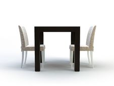 Chairs And Table Royalty Free Stock Photography Chairs And Table Royalty Free Stock Photography
