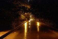 Night At The Bridge Royalty Free Stock Photos Night At The Bridge Royalty Free Stock Photos