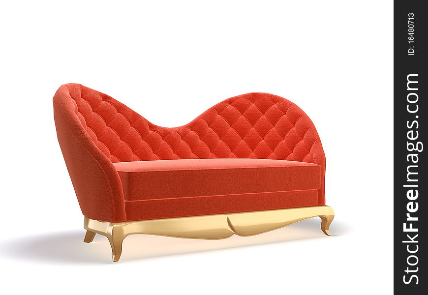 Red sofa