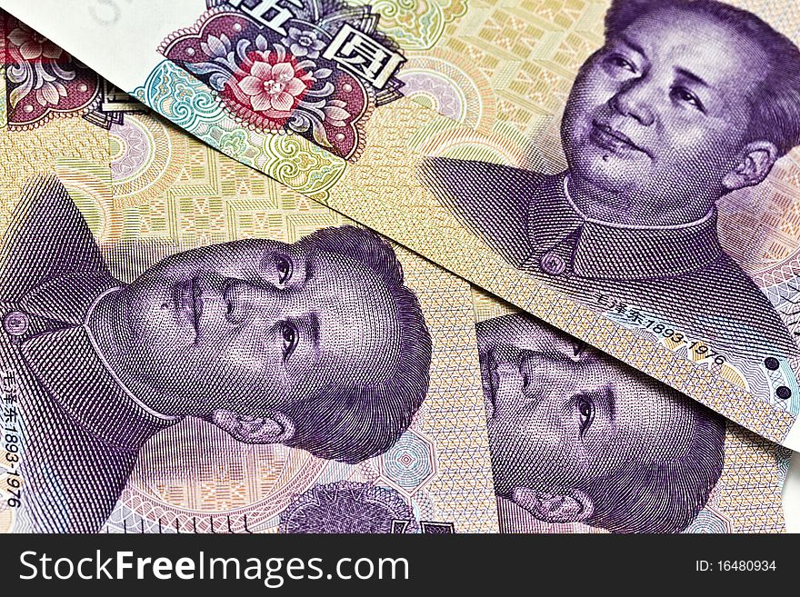 Background of chinese money - Five Yuan