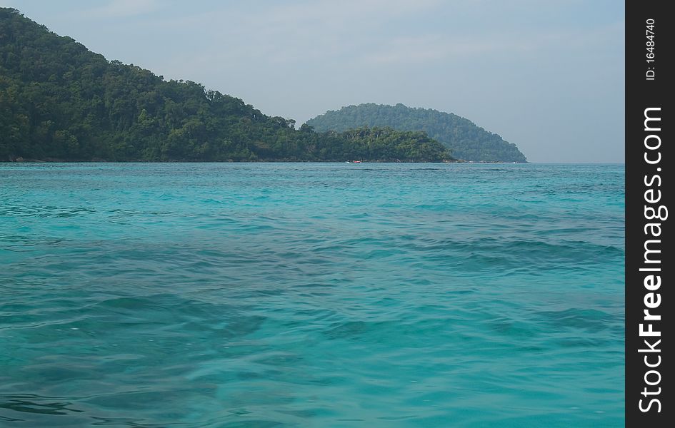 Blue sea, Koh Surin national park, Thailand