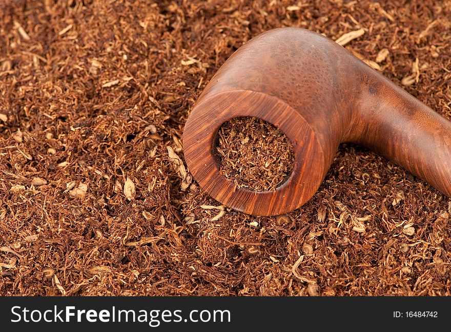 Pipe with tobacco