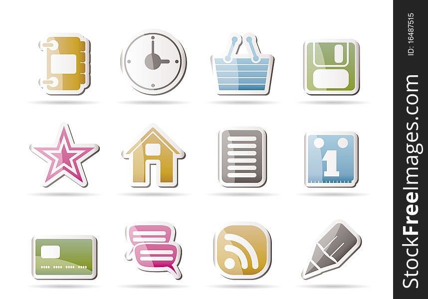 Internet and Website Icons