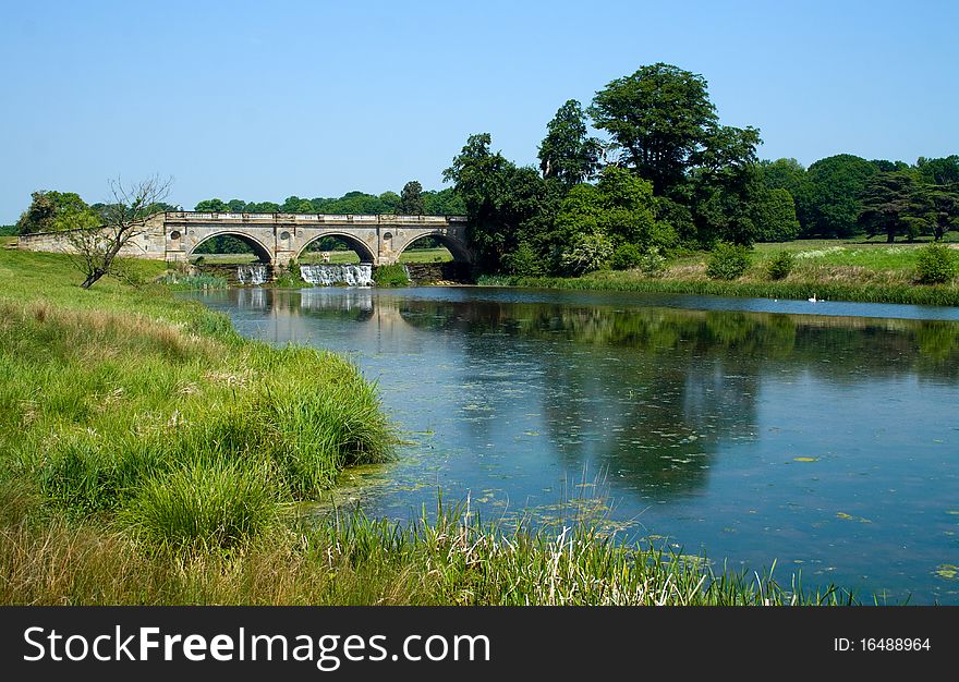 Bridge Over A Lake