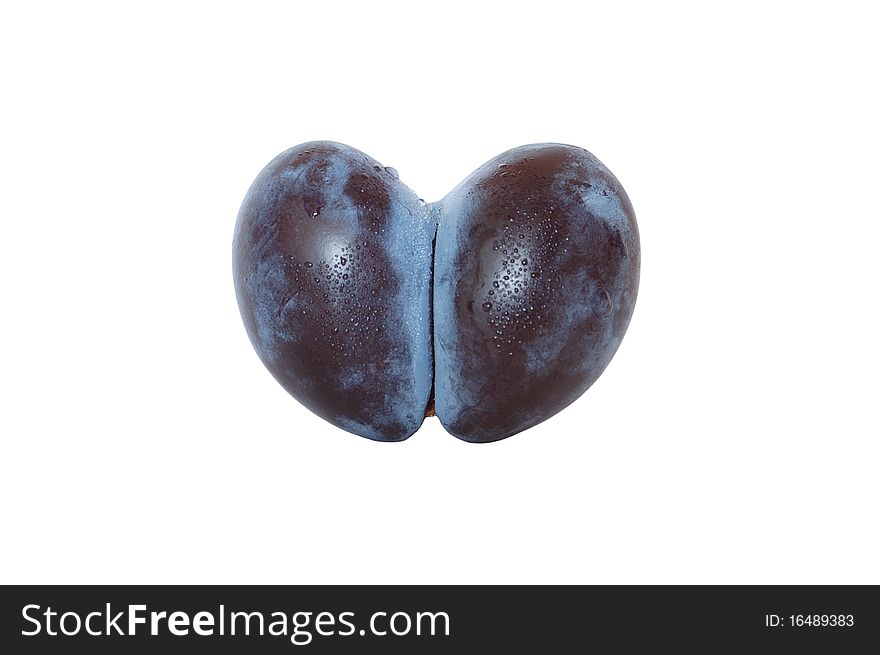 Plum In The Form Of Heart