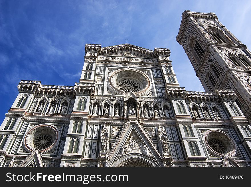 Duomo Santa Maria Del Fiore and Campanile, Florence, Italy