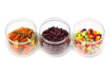 Food In Glass Jars Royalty Free Stock Photography Food In Glass Jars Royalty Free Stock Photography