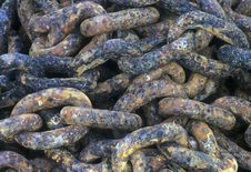 Old Rusty Chain Royalty Free Stock Photo