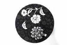 Round Decorated Luxury Gift Box. Stock Images Round Decorated Luxury Gift Box. Stock Images