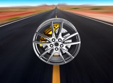 Alloy Wheels For Sports Car Royalty Free Stock Image Alloy Wheels For Sports Car Royalty Free Stock Image