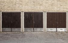 Worn Garage Doors Stock Photography Worn Garage Doors Stock Photography