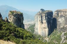 Holy Trinity Rock Monastery,Meteora,Greece Stock Images Holy Trinity Rock Monastery,Meteora,Greece Stock Images