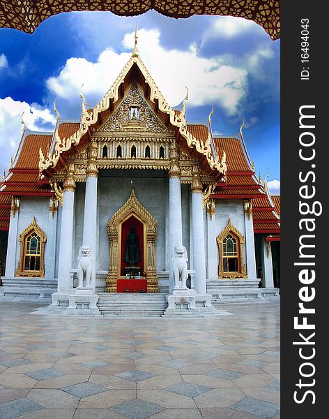 Marble Temple  Bangkok Thailand