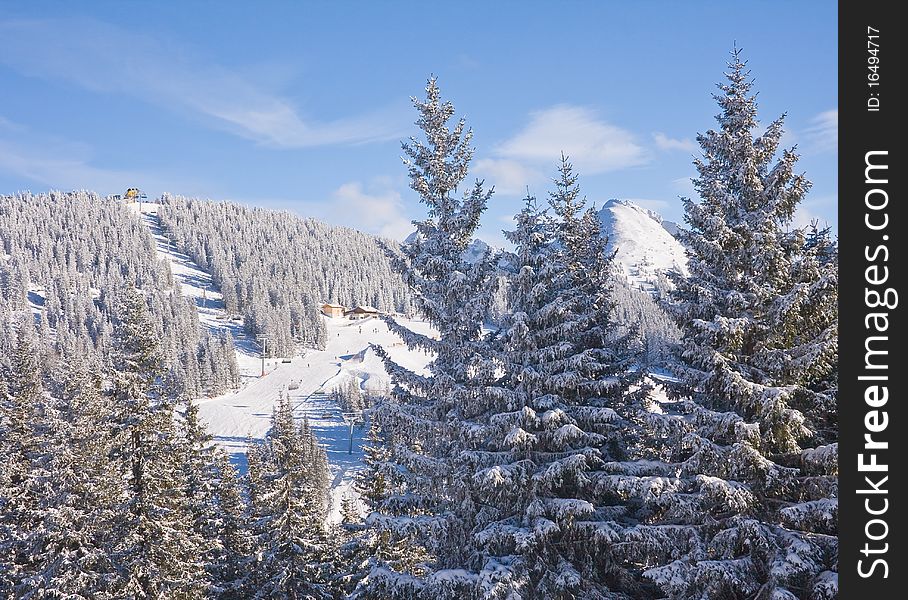 Ski Resort  Schladming . Austria