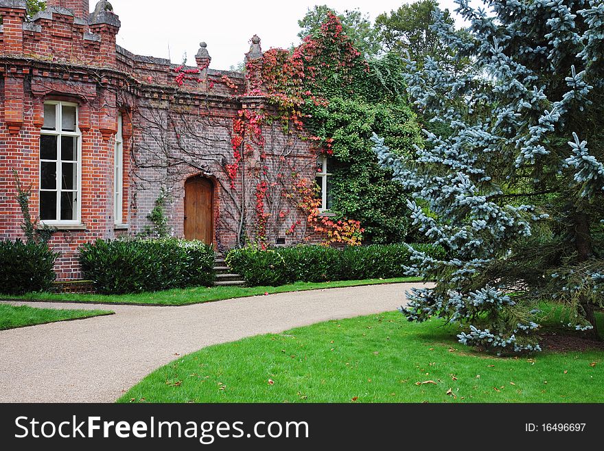 An English Garden In Early Autumn