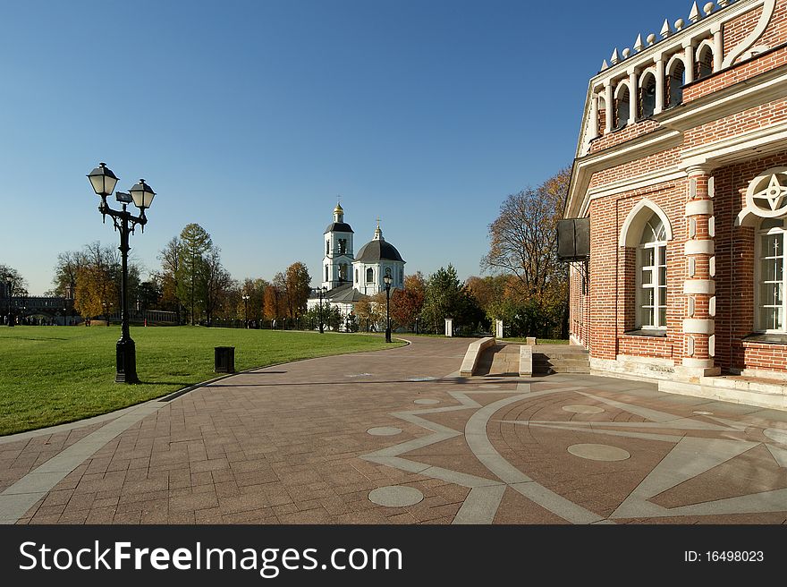Tsaritsino Museum And Reserve In Moscow