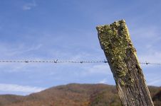 Barbed Wire Fence And Blue Sky Stock Image Barbed Wire Fence And Blue Sky Stock Image