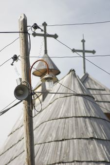 Mast And Crosses Stock Image