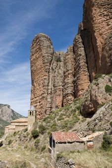 Riglos, Huesca, Spain Royalty Free Stock Images Riglos, Huesca, Spain Royalty Free Stock Images