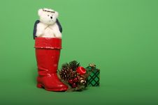 Santa S Boot Stock Photo Santa S Boot Stock Photo