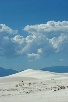 White Sand Dunes Royalty Free Stock Image White Sand Dunes Royalty Free Stock Image