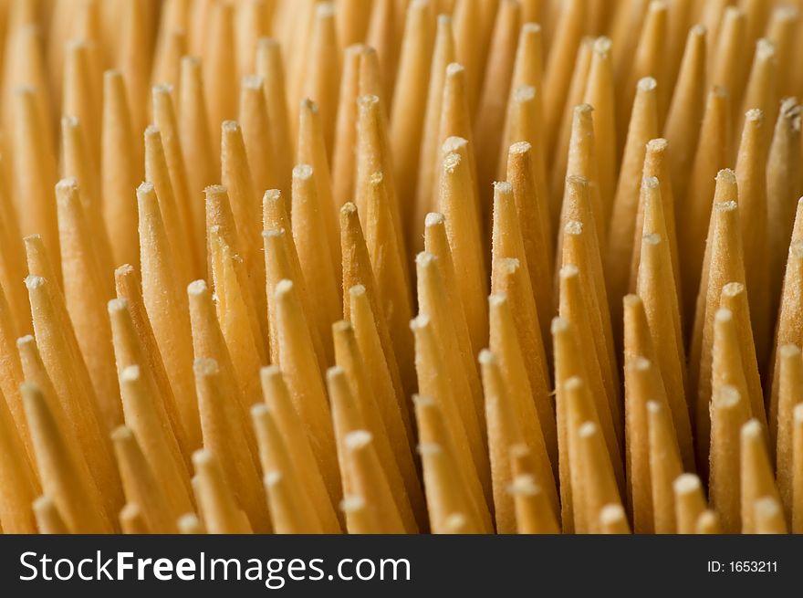 Background of toothpicks with shallow dof. Background of toothpicks with shallow dof