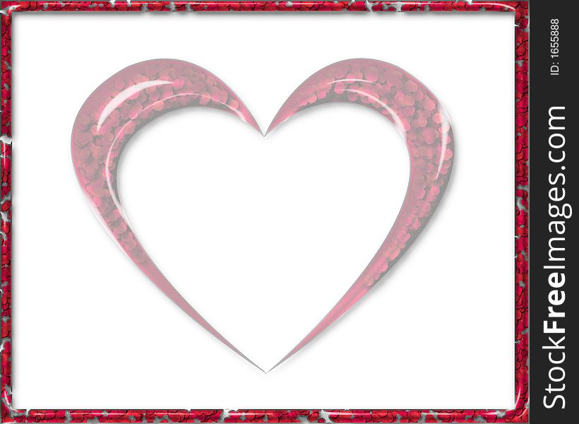 Love note heart background style image