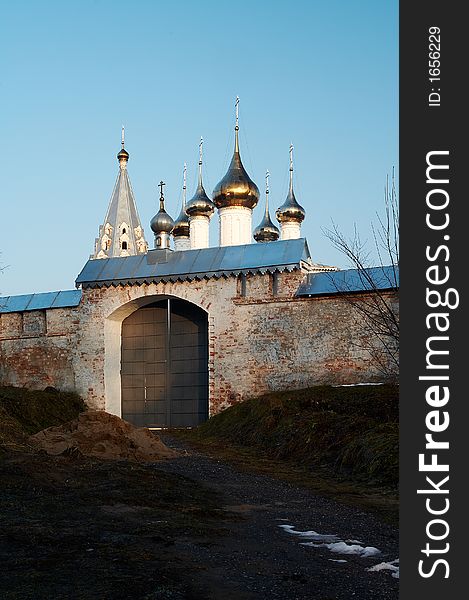 Old monastery in Gorokhovets, Russia