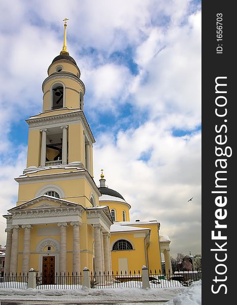 Christian church in Moscow, Russia