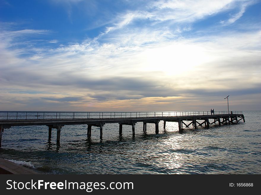 Jetty at Port Julia, South Australia. Jetty at Port Julia, South Australia