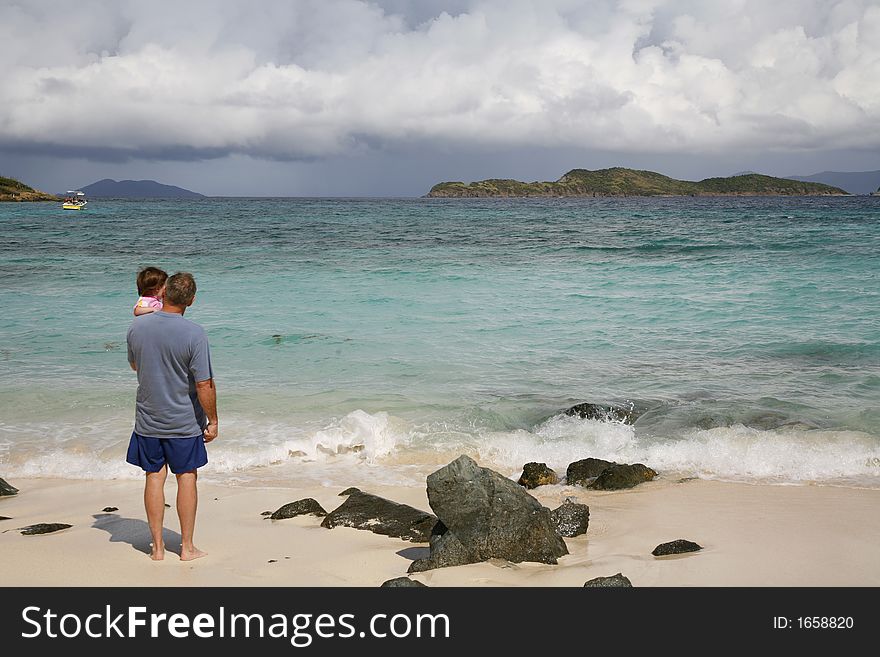 Beach Scene, Saint Thomas, US Virgin Islands
