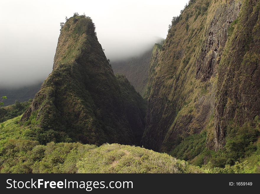 Iao Needle in Iao Valley State Park