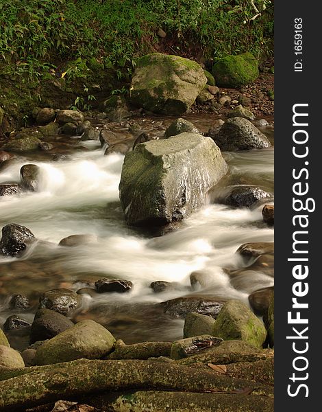 River flowing in Iao Valley State Park. River flowing in Iao Valley State Park