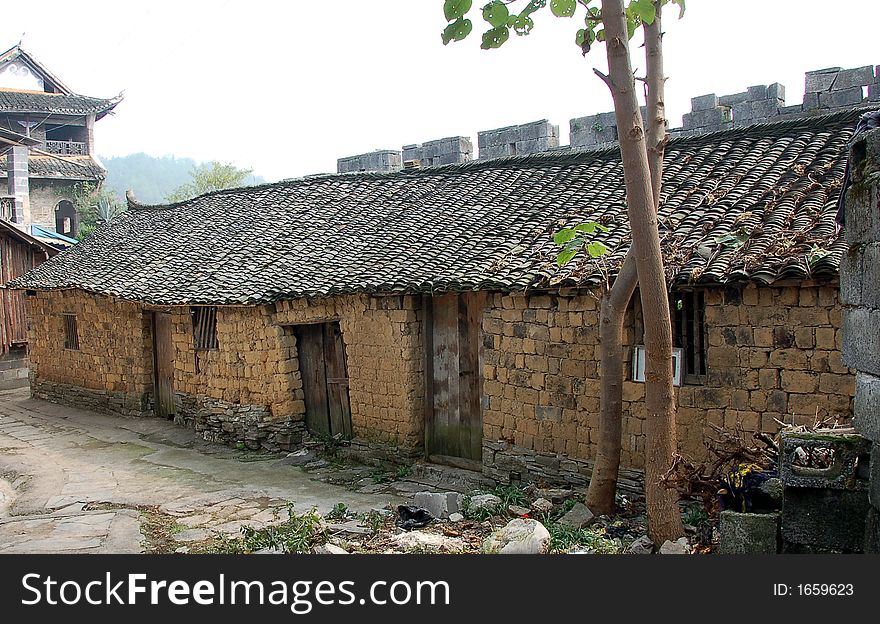 Chinese army quarter within wall found in southern china. Chinese army quarter within wall found in southern china