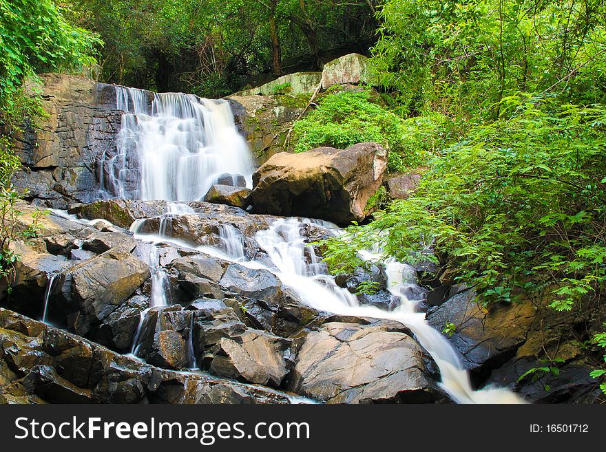 Waterfall In Thailand