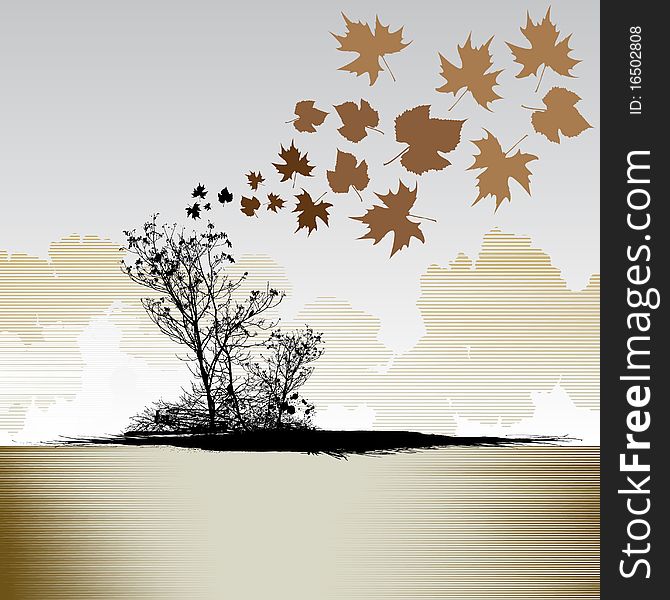 Autumn design and background vector