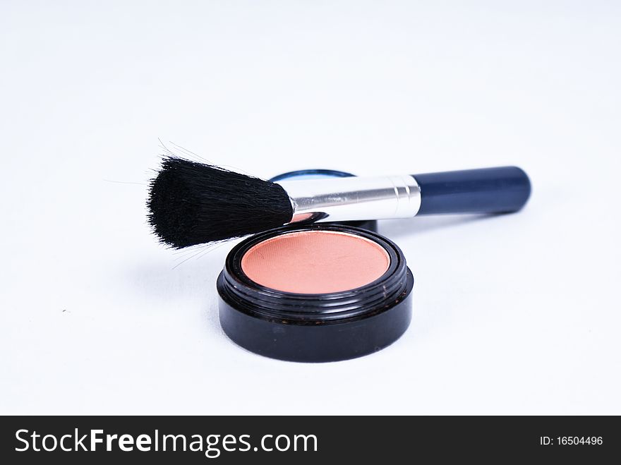 objects for make up on white background