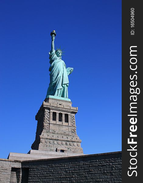 Statue of Liberty on Liberty Island in New York City