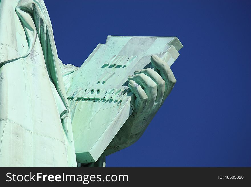 Statue of Liberty on Liberty Island in New York City