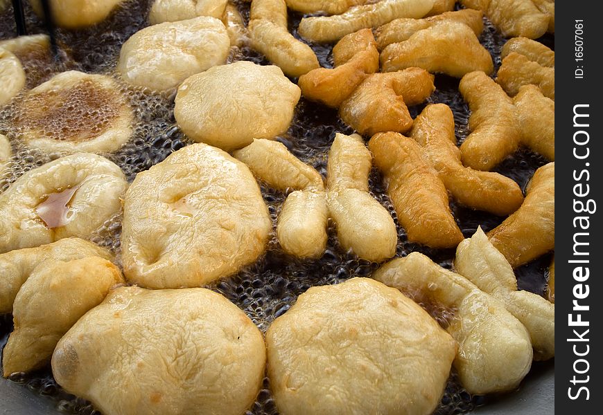 Deep-fried dough stick breakfast or snack of the Chinese people Popular in Thailand