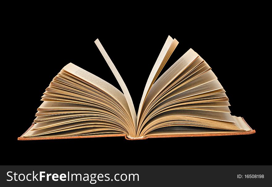 Open Book Isolated On Background