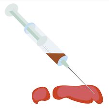 Blood In Syringe Stock Photography Blood In Syringe Stock Photography