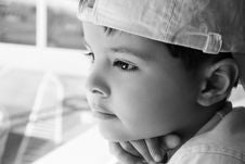 Thoughtful Boy Royalty Free Stock Photography Thoughtful Boy Royalty Free Stock Photography